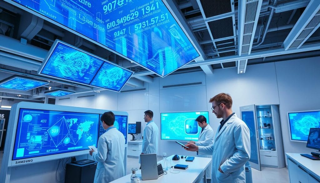 Samsung's AI innovation center showcasing next-generation technologies and research facilities